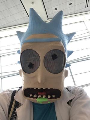 Rick Sanchez mask remix for larger printers