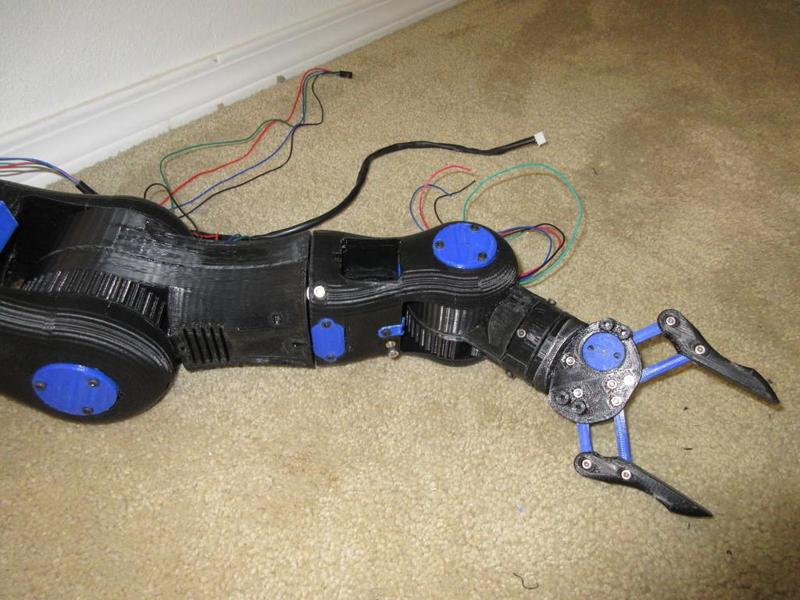 Axis 6 for Moveo Modified Robot Arm with Openbuilds universal mount Plate
