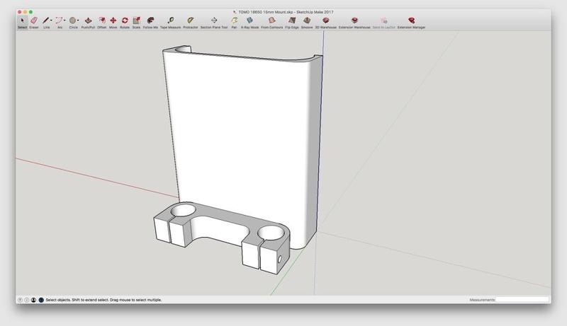 15mm TOMO x4 Powerbank Mount