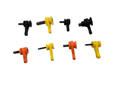 Ratchet Thumb screw lever handle - Metric (M3 to M10) without stand-off