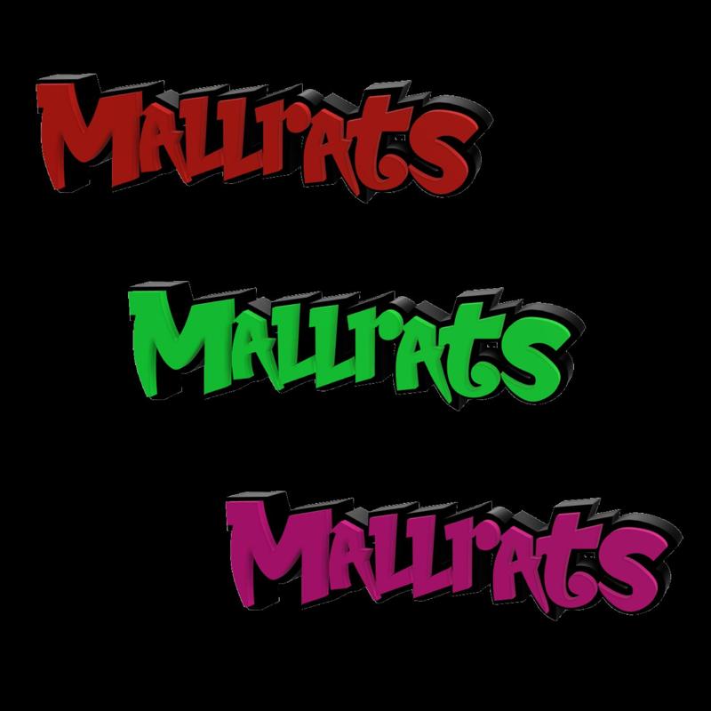 3D MULTICOLOR LOGO/SIGN - Mallrats