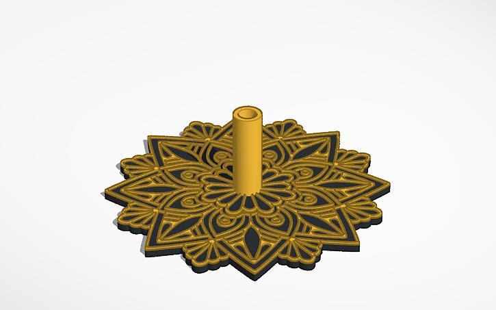 flavoring mandala incense holder