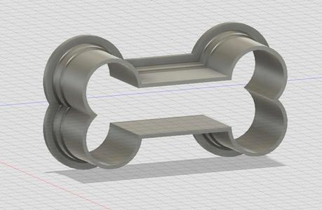 Dog Bone Cookie Cutter