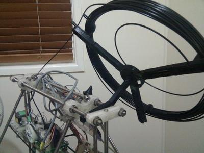 Printable Filament Spool Spindle for Reprap