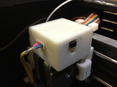 Octave Temperature Switch Housing Cover for UP! Mini Extruder Assembly