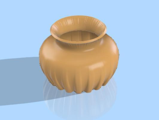 VASO DE PLANTAS ABOBORA (PUMPKIN PLANT VASE / PLANT POT)
