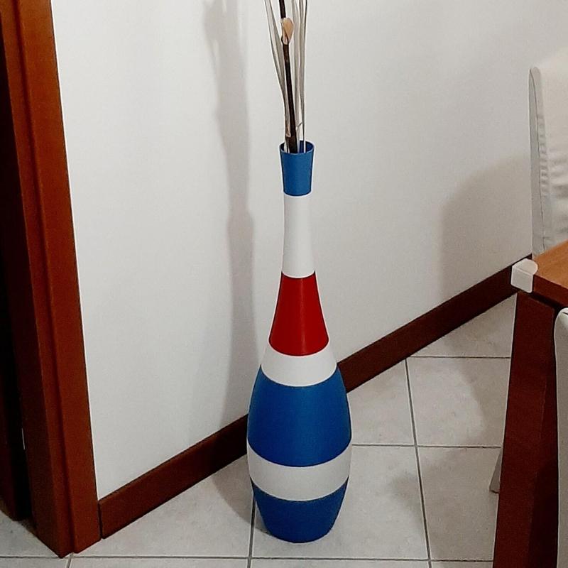 Multipart vase "bar code" 80 cm - Vaso "codice a barre"