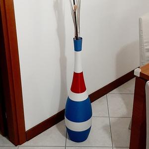 Multipart vase "bar code" 80 cm - Vaso "codice a barre"