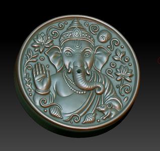 Ganesha incense support