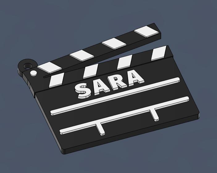 Chaveiro Claquete - Personalizável