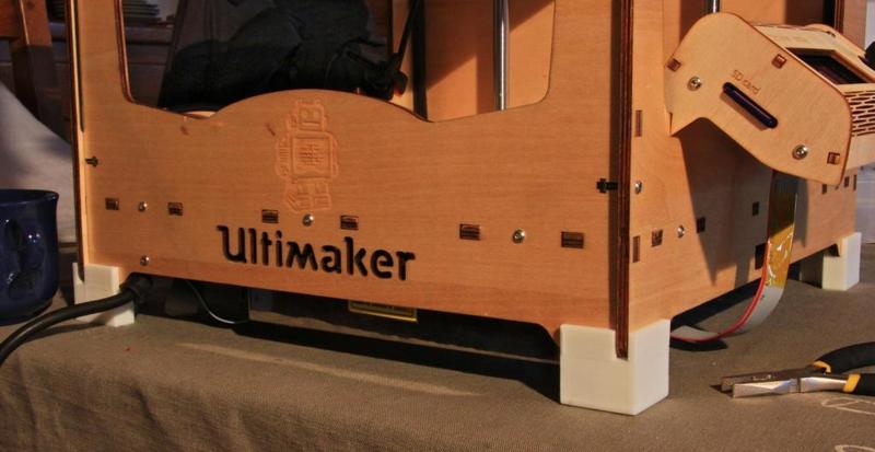 Customizable: ultimaker foot (hence, feet also)