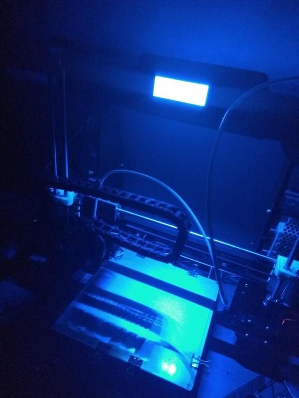 Anet A8 - Support LED et câble bowden