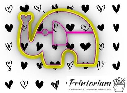 Elephant#2 Cookie Cutter