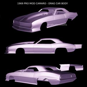 1969 PRO MOD CAMARO - DRAG CAR BODY