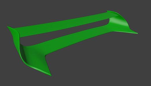 Spoiler 052 Wing For RC CARS Universal 3D PRINT STL