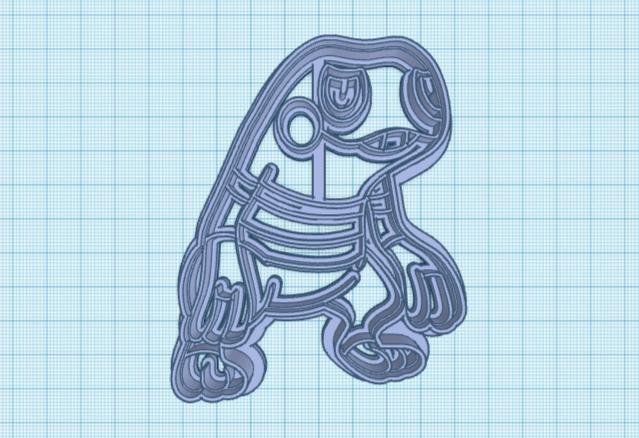 Pokemon: Croagunk Cookie Cutter