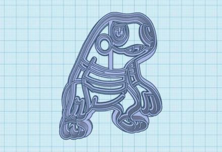 Pokemon: Croagunk Cookie Cutter