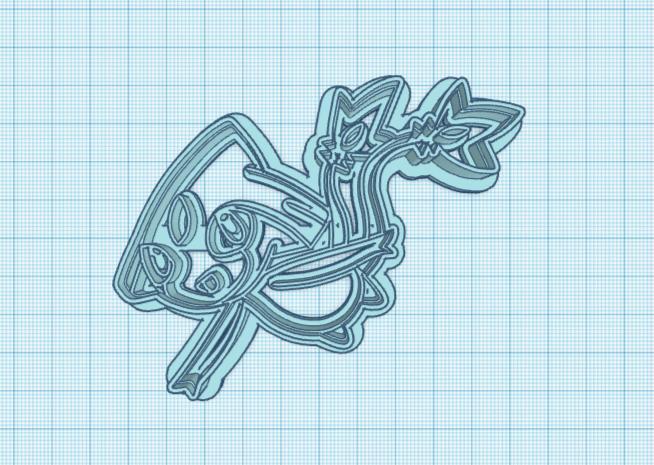Pokemon: Azelf Cookie Cutter