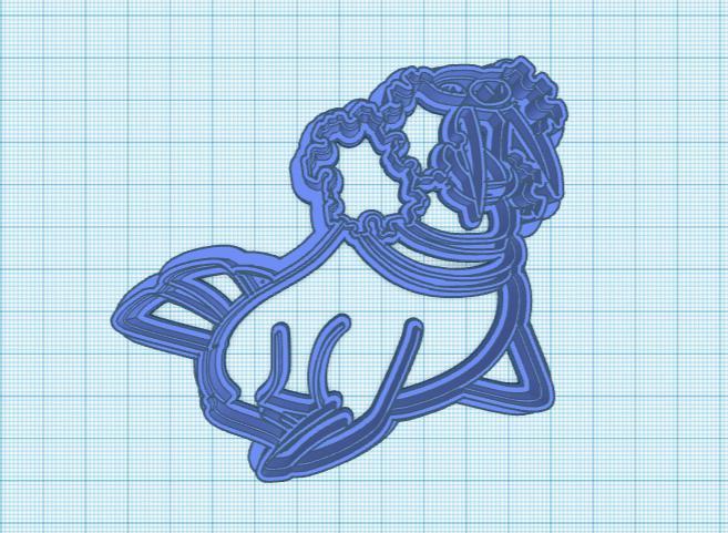 Pokemon: Walrein Cookie Cutter