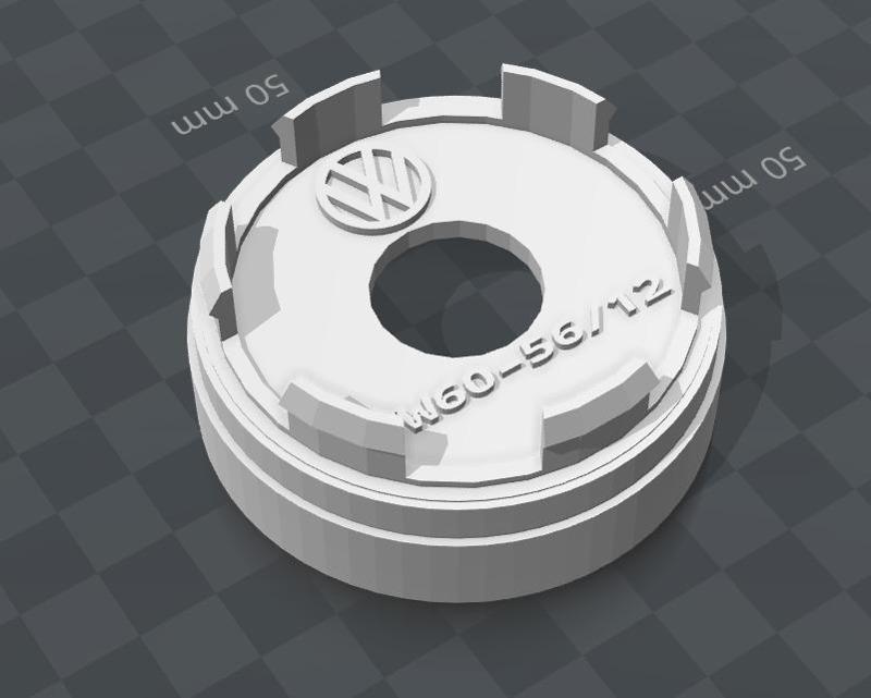 VW Centre Cap Adapter 60mm to 56mm x12mm 