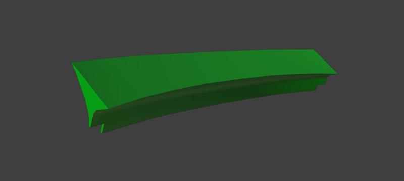 Spoiler 124 Wing For RC CARS Universal 3D PRINT STL