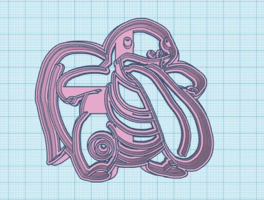 Pokemon: Lickitung Cookie Cutter