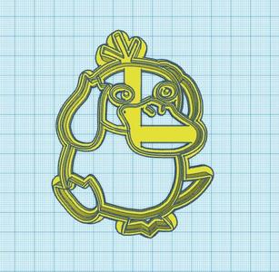 Pokemon: Psyduck Cookie Cutter