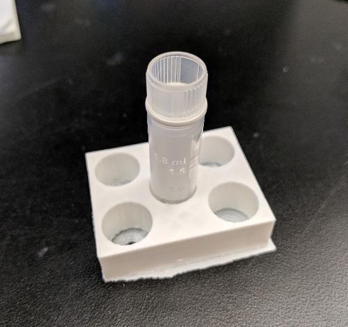 Cryovial holder/rack