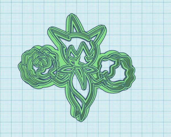 Pokemon: Rosella Cookie Cutter