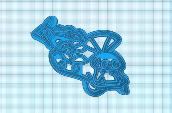 Pokemon: Huntail Cookie Cutter