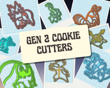 Pokemon: Gen 2 Cookie Cutter Set