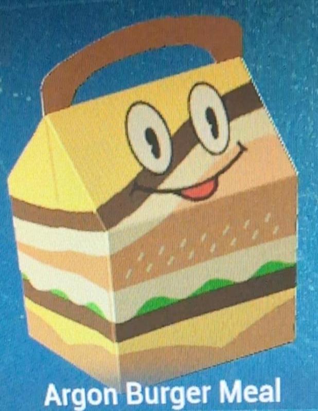 3 Inch Argon Burger Meal Cookie Cutter (Warframe)