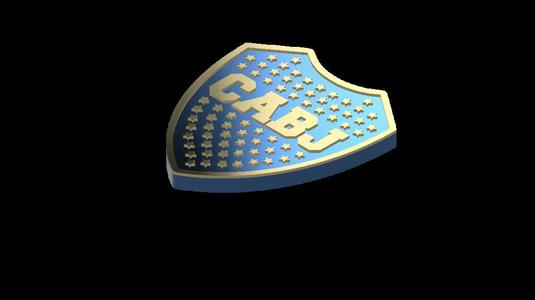 Boca Juniors shield 66 stars (simple or dual extrusion)