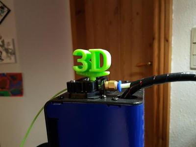 Spinner/Ornament for Extruder (Prima Creator P120/Monoprice Select Mini)