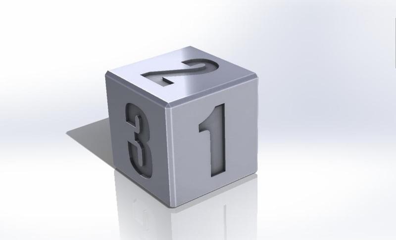 Calibration Cube - Dice