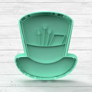 Alice in Wonderland Hat Stamp + Cutter