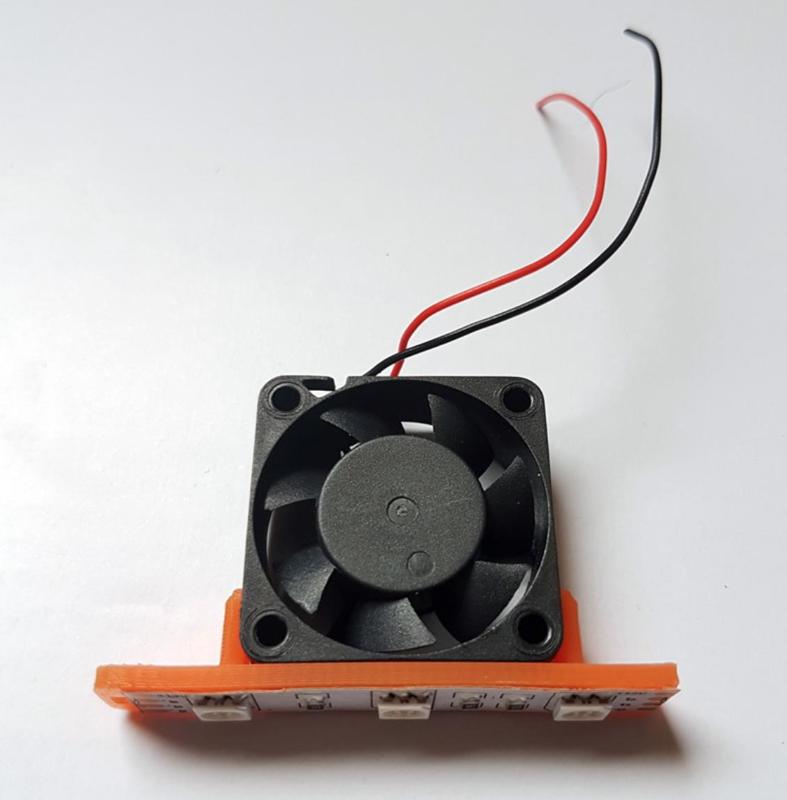 Led holder for 30mm fan