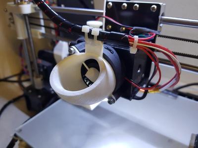 Air intake arc extruder ventilator Anet A8 upgrade