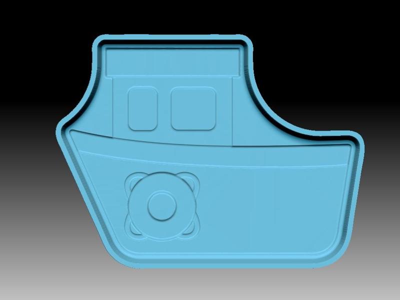 FISHING BOAT BATH BOMB MOLD