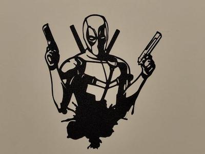deadpool wall art