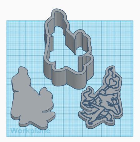 Pokemon: Alolan Marowak 3 Piece Bath Bomb Mold