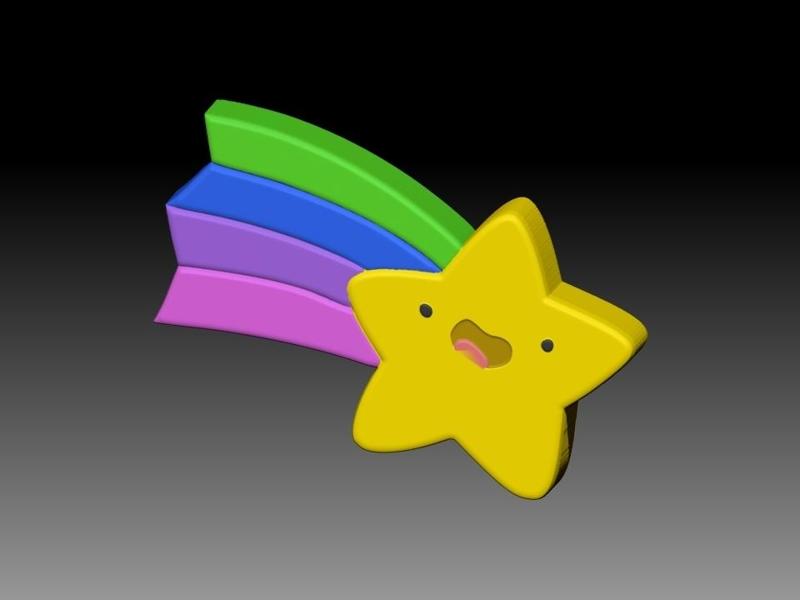 SHOOTING STAR SOLID SHAMPOO AND MOLD FOR SOAP PUMP