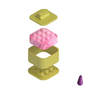 POP IT 3X3 BATH BOMB SOLID SOAP PRESS MOLD