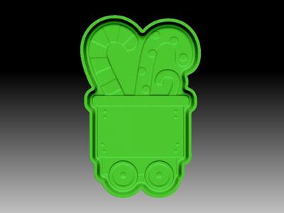 CANDY WAGON BATH BOMB MOLD