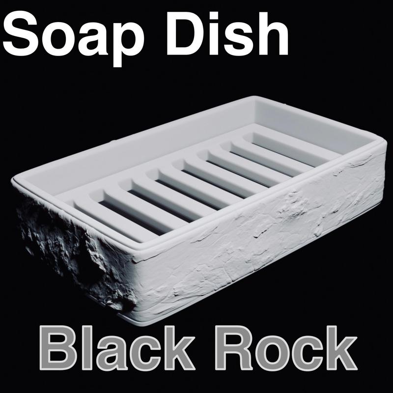 Soap Dish - Black Rock