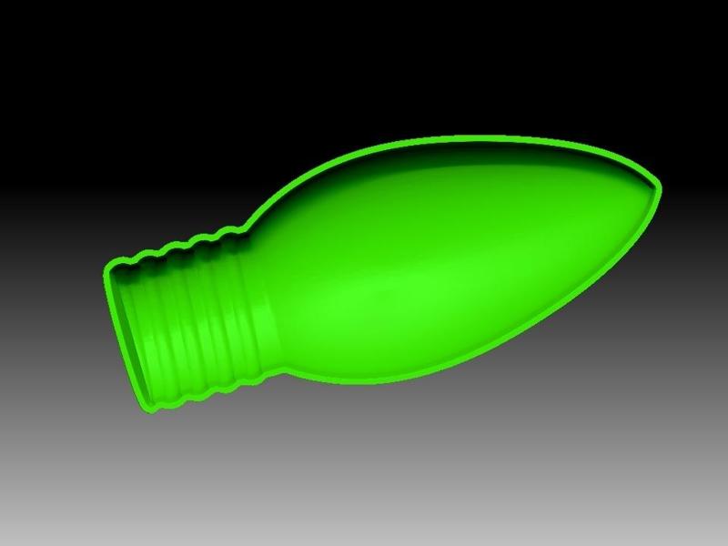 CHRISTMAS BULB BATH BOMB MOLD