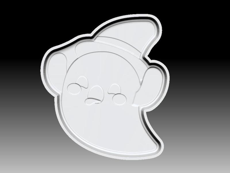 SCARY GHOST SOLID SHAMPOO AND MOLD FOR SOAP PUMP