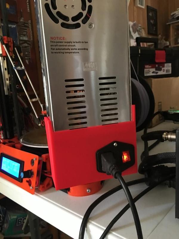 Mean Well 360W 12V Power Supply Cover with Fused Switch