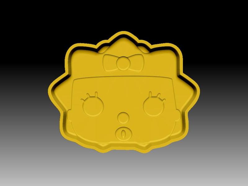 MAGGIE SIMPSON BATH BOMB MOLD