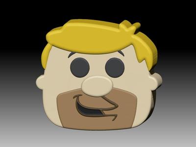 BARNEY RUBBLE SOLID SHAMPOO AND MOLD FOR SOAP PUMP